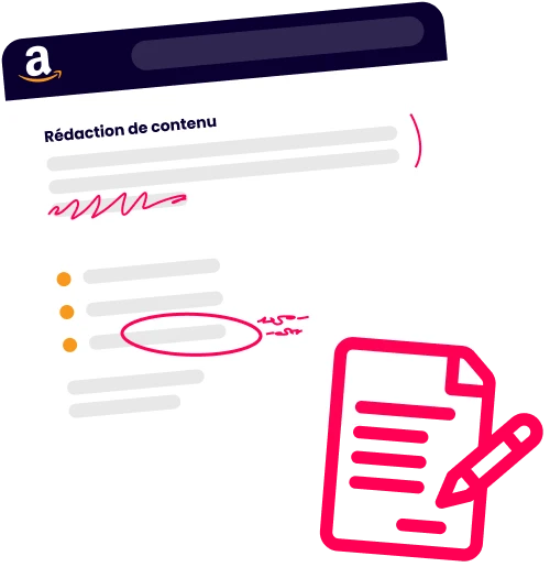 Visuel de rédaction Amazon